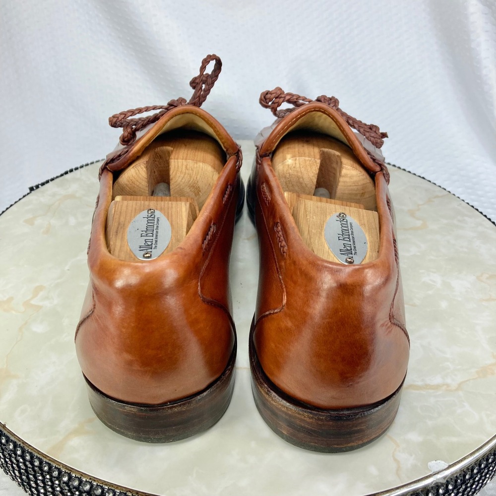 Allen Edmonds Nottingham Kiltie Tassel Loafers Mens 11 Brown Leather Dress Shoes - Picture 8 of 13